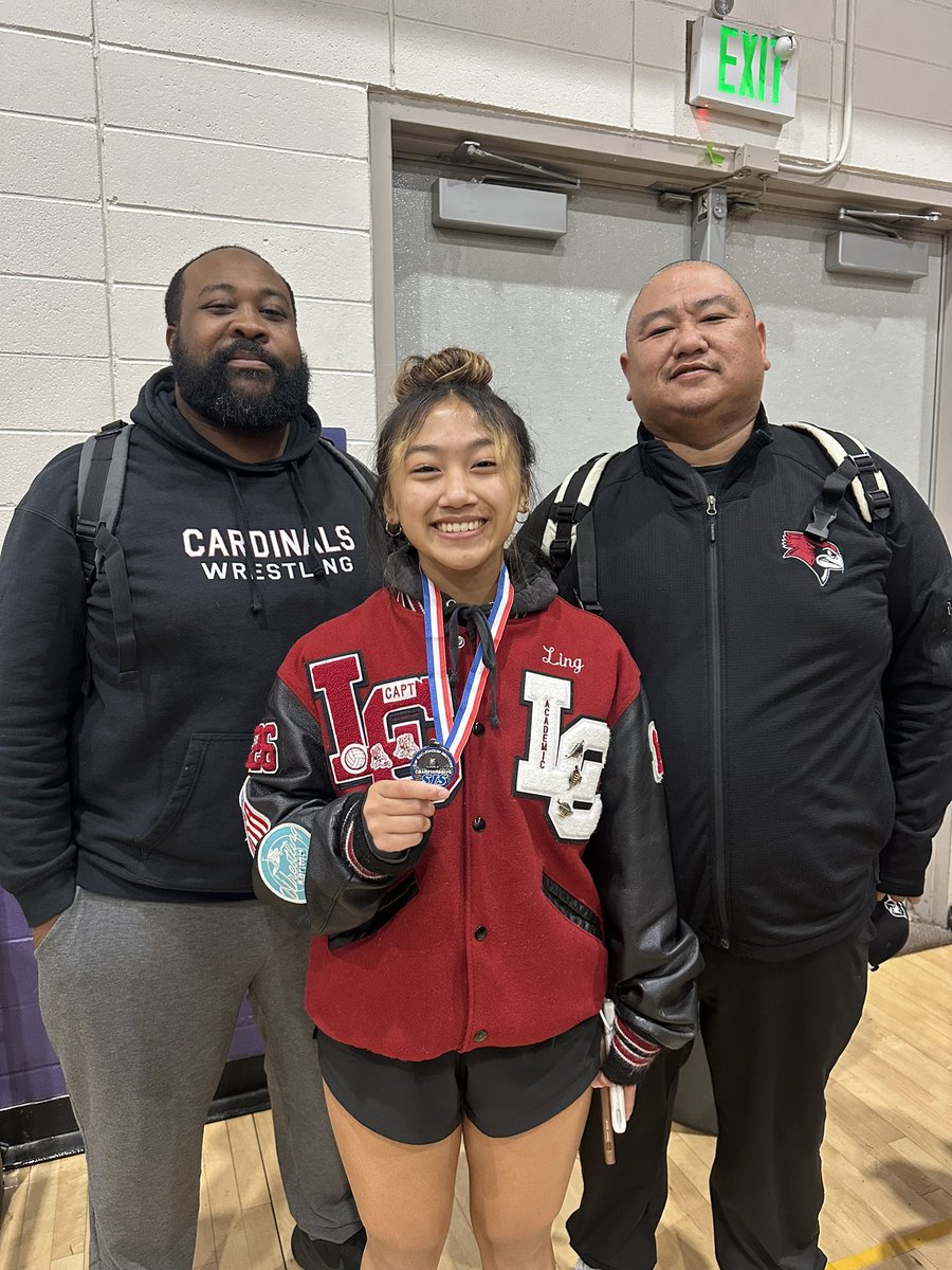 🚨Results from SJS Divisional Weekend🚨

The #Creek sends 5 to the SJS Master’s tournament next week.

Qualifiers include:

🤼‍♂️
106 Zander Hoover
113 Zack Hoover 
120 Romal Hussini
138 John Shaezlin

🤼‍♀️
105 Leanna Luchico

#GoCardinals