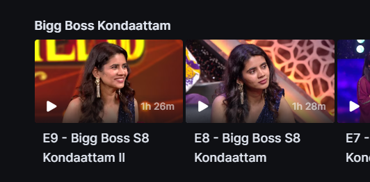 Rasigan_022's tweet photo. #Soundariya is not just in the show, she is the SHOW! 👑✨

Both #BBKondattam thumbnails featuring her says it all! 🔥💃

#BBKondaattam #BiggBossTamil #BiggBossTamil8 #BiggBoss8Tamil https://t.co/S5tDGgSRxP