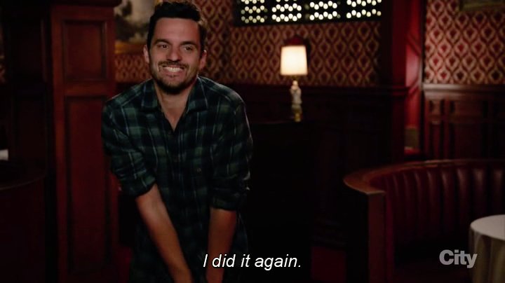 LorenCL's tweet photo. Nick Miller. Always https://t.co/jg0yib7kUw