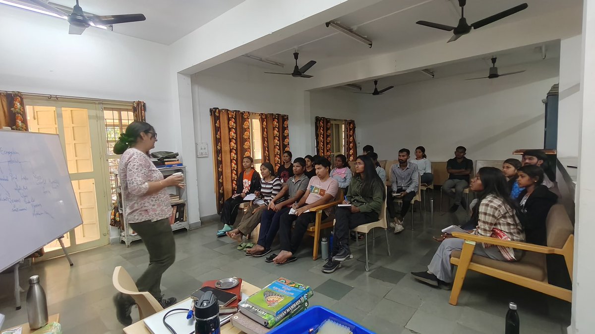 TIFR - NCBS Field Station (@ncbsmp) on Twitter photo This week we conducted biodiversity exposure sessions for Greenhub central India fellows.
Over three days, fellows learnt about micro & macro diversity, habitats & observed relationships among various components of Satpura ecosystem.
<a href="/dustyfoot4wild/">rita banerji</a> <a href="/NCBS_Bangalore/">National Centre for Biological Sciences</a> This week we conducted biodiversity exposure sessions for Greenhub central India fellows.
Over three days, fellows learnt about micro & macro diversity, habitats & observed relationships among various components of Satpura ecosystem.
<a href="/dustyfoot4wild/">rita banerji</a> <a href="/NCBS_Bangalore/">National Centre for Biological Sciences</a>