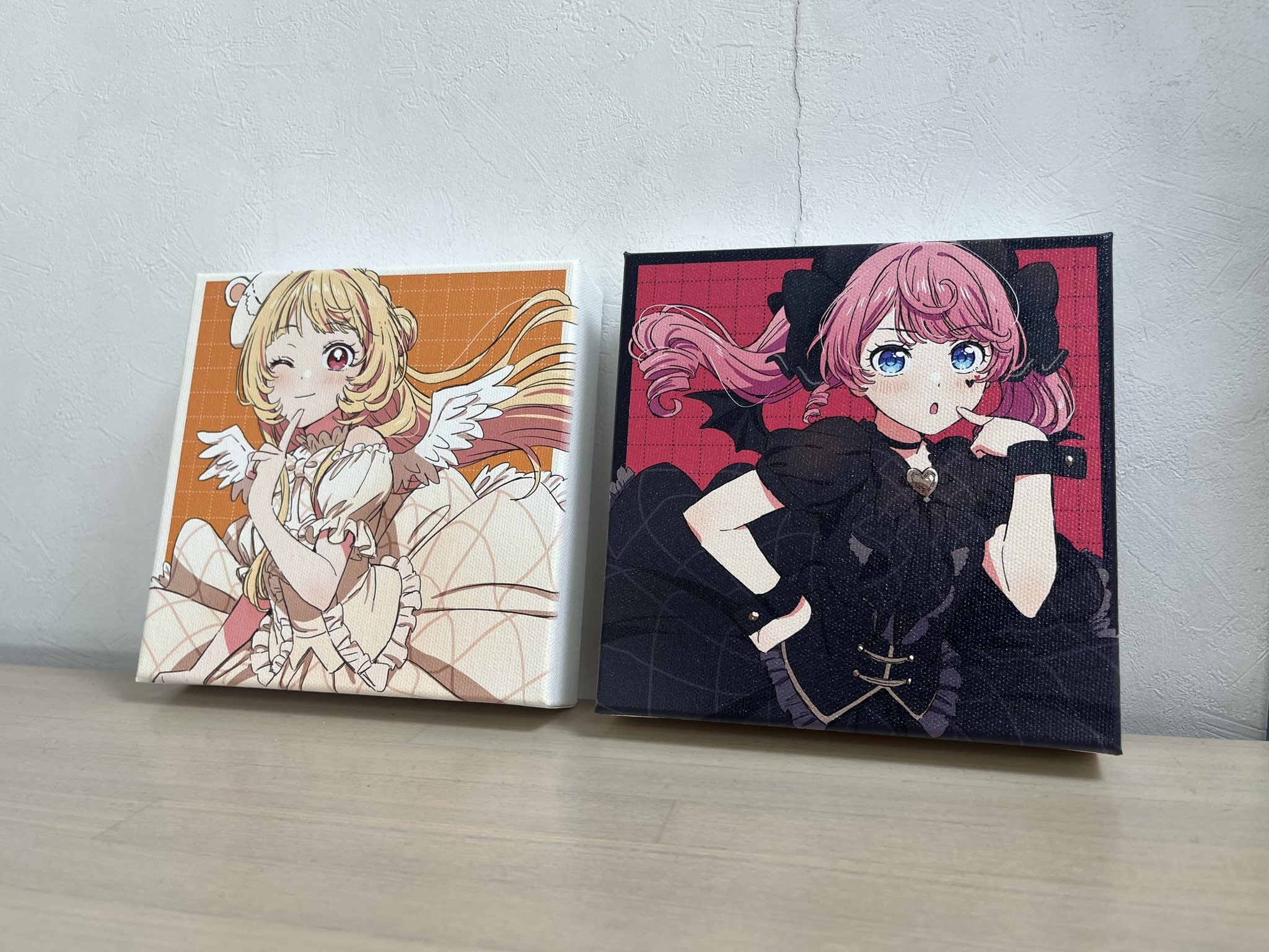 絵師三昧 プラン特典 キャンバスアート 色紙 油布 on X: 