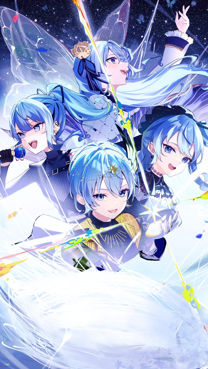 星街すいせい 「イメージ:繭と心(タップ推奨)#新星目録Canvas 」|綾香／AYAKA💎のイラスト