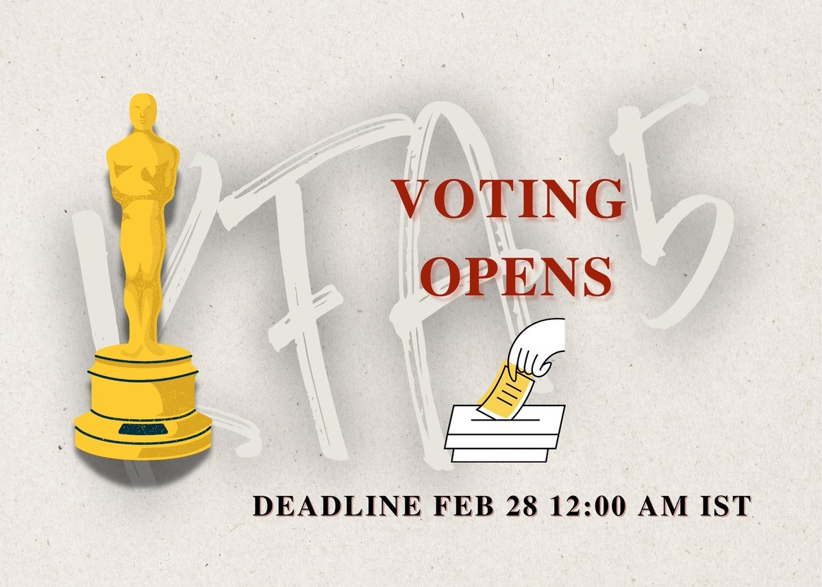 Click on the link below to submit your vote by the deadline.
forms.gle/n2sWuidNLjKQst…