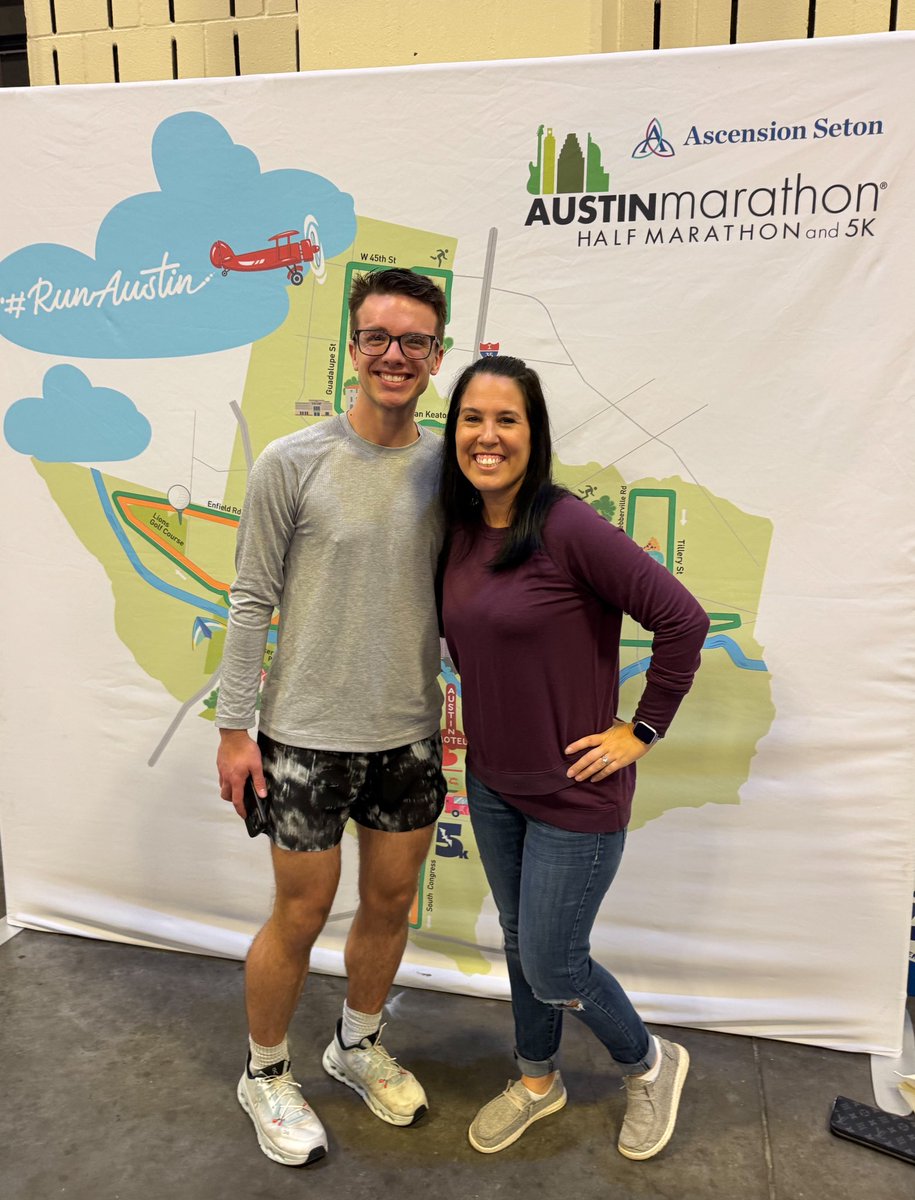 Representing Elsa England at the Austin Marathon bright and early tomorrow morning - Wish us luck!  🏃 <a href="/kwilliamsEEE/">Krystall Williams</a>