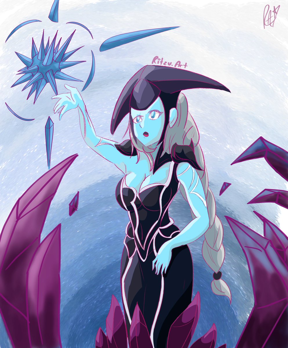 Ritzv_Art's tweet photo. Lissandra from League of Legends 

#LeagueOfLegends #fanart #digitalart #art https://t.co/gdySMjRGWx