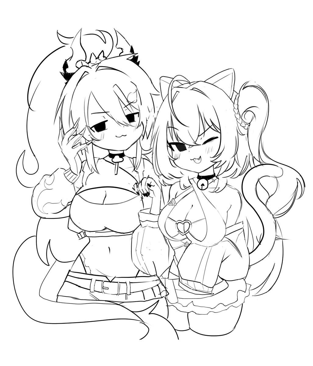 sketch done on today's stream~! ❤️