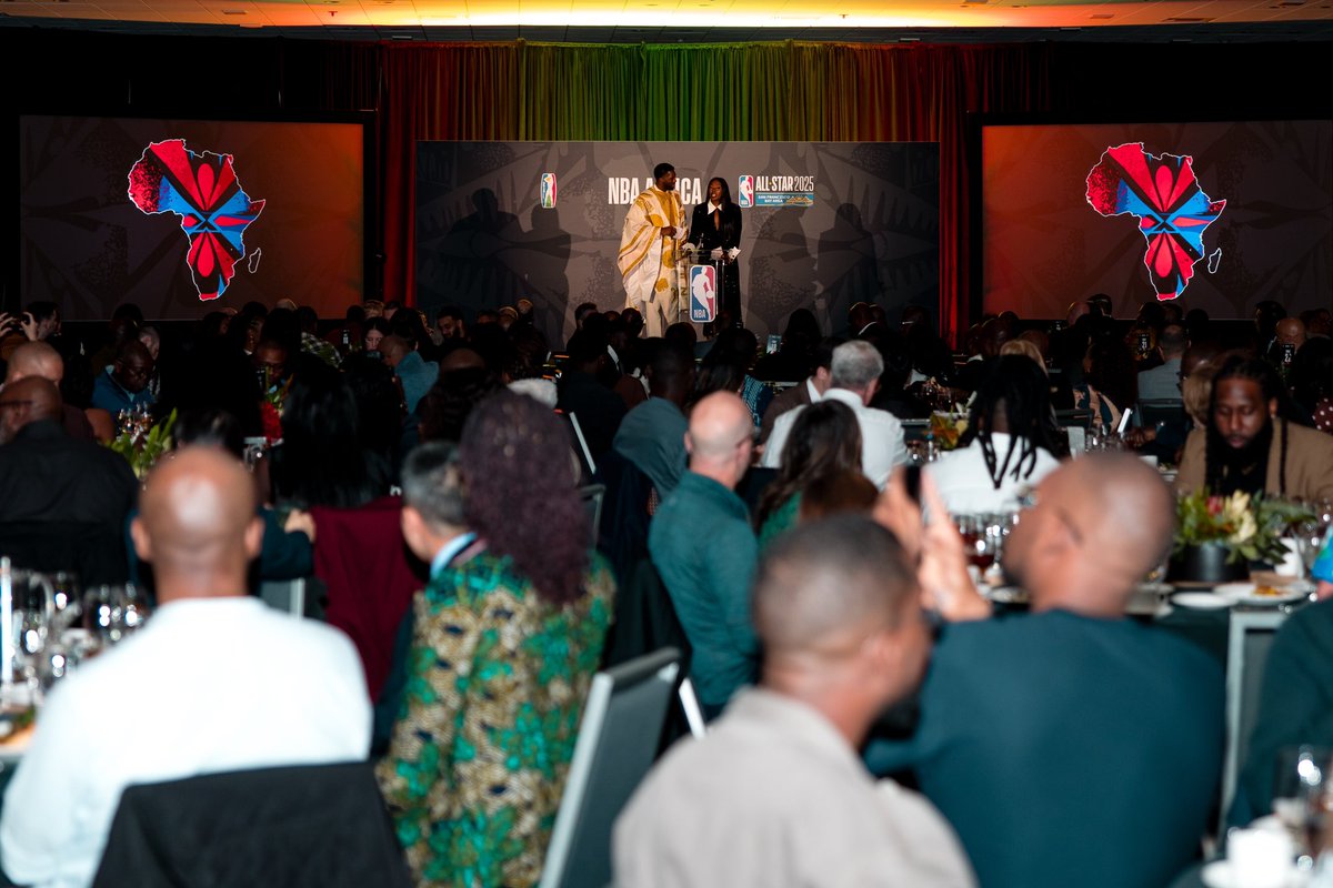A full house, powerful voices, and impactful conversations 🌍🏀 

The energy in the room was electric as speakers inspired and shared vision of growth, community, and the global influence of basketball. 

#NBAAfrica #NBAAfricaAllStar25