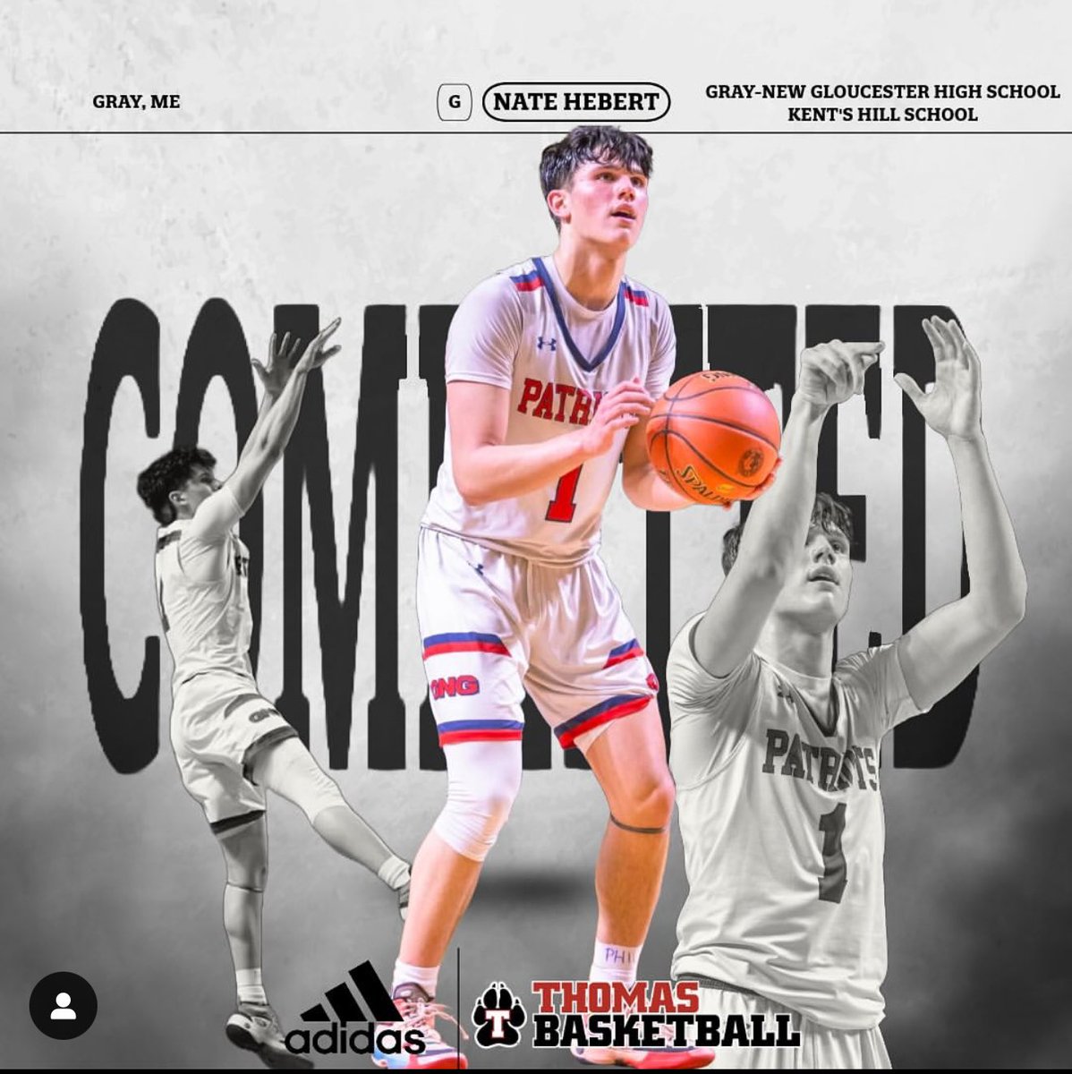 Congratulations Nate Hebert on your commitment to Thomas College……you’re gonna do great things kid!