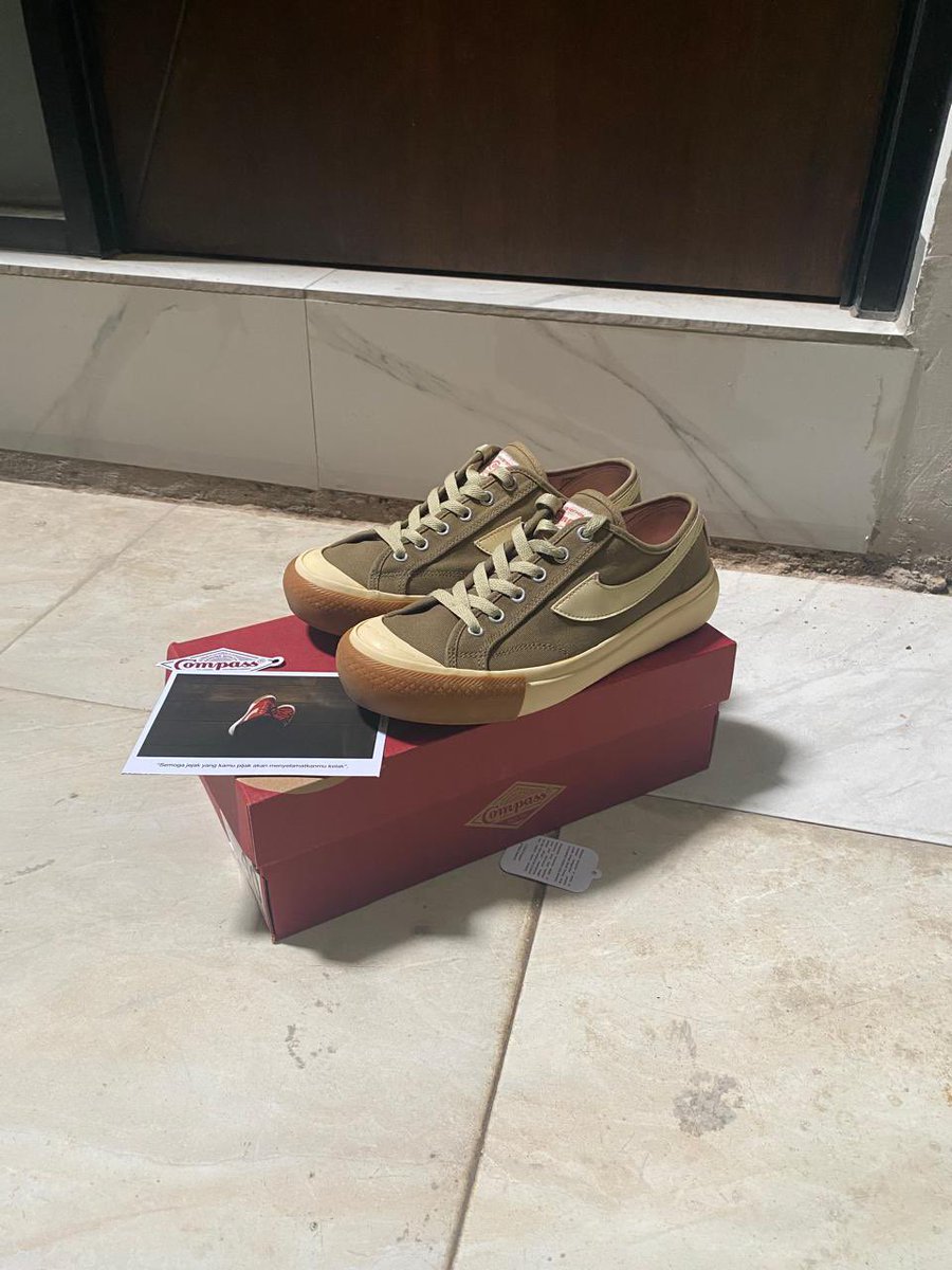 lovebissh's tweet photo. WTS Sepatu compass gazelle sage gum uk 40

🏷️300.000
✅Good condition baru 7x pakai, dus tag lengkap 
📍Bandung

#zonauang #zonajajan https://t.co/nVcEjN3JmE