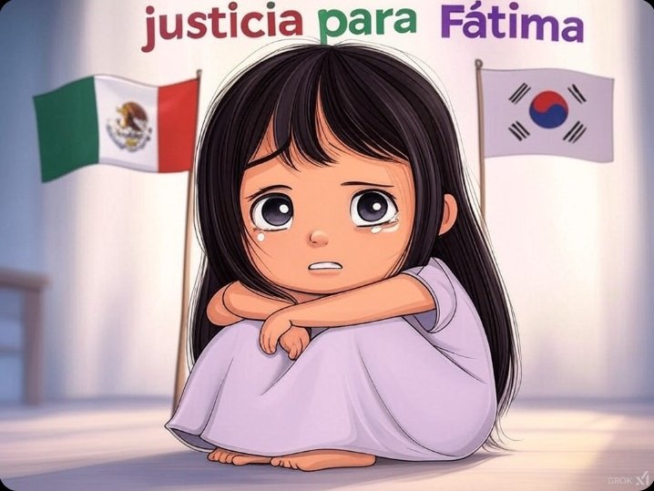 #JUSTICIAPARAFATIMA 
🇰🇷🇲🇽 Resiste Fátima, no estás sola.