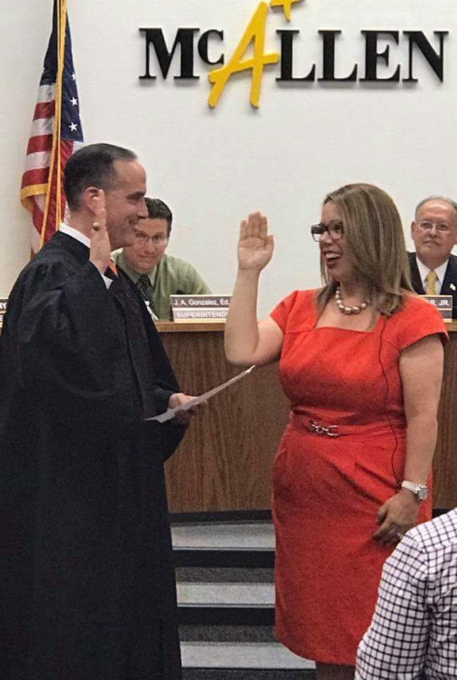 ErnieAliseda's tweet photo. Proud of my wife, Debbie Aliseda, for 12 years of dedicated service on the McAllen ISD board. Her passion for education has made a lasting impact. As our youngest graduates, she is stepping away to focus on family. McAllen ISD was lucky to have her! #ThankYouDebbie https://t.co/HMW64UvJqx