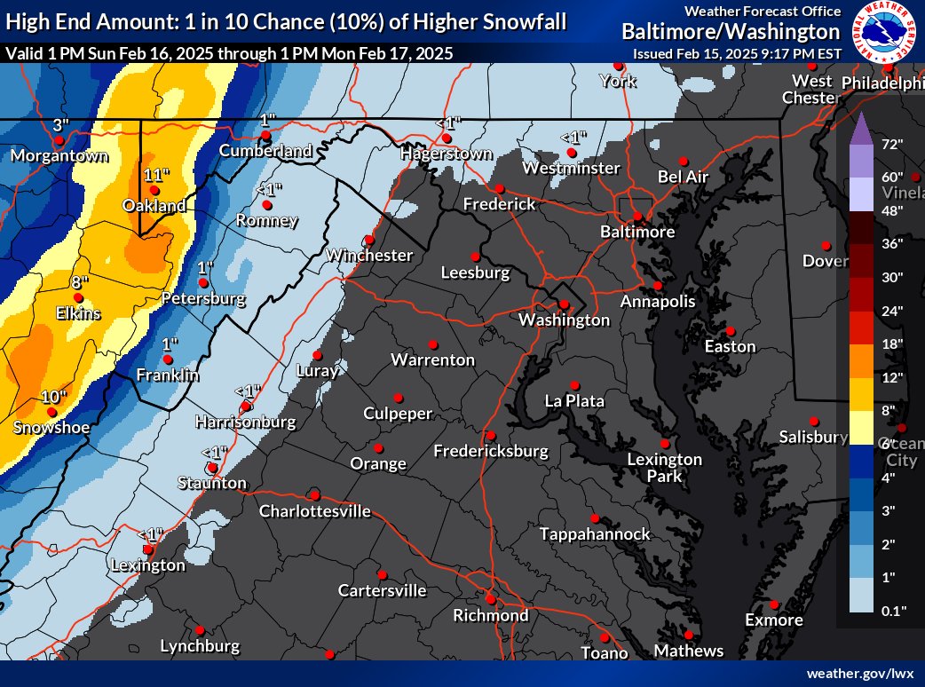 ⚠️Multiple Hazards Expected Sunday into Monday⚠️

🍃Winds - High Wind Warnings (55-65 mph gusts) &amp; Wind Advisories (up to 50 mph) 

⛰️❄️Mountain Snow - Blizzard Warnings for combination of 55-65 mph winds and accumulating snow