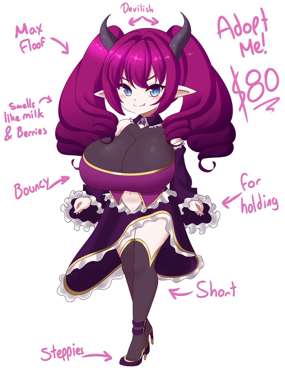 ✧˖°.New Adoptable!⋆˙⟡

Cute Shortie demon wants a nice new home!

When you buy you will get the better resolution image file and undressed alt, DM me if interested! 