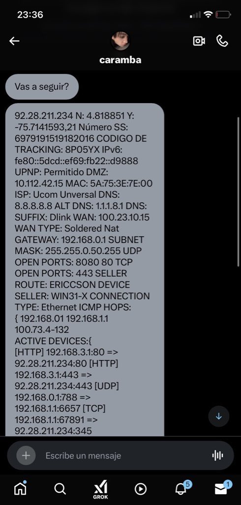 que me bloqueas putita te haces la doxxeadora y no soportas un insulto simple