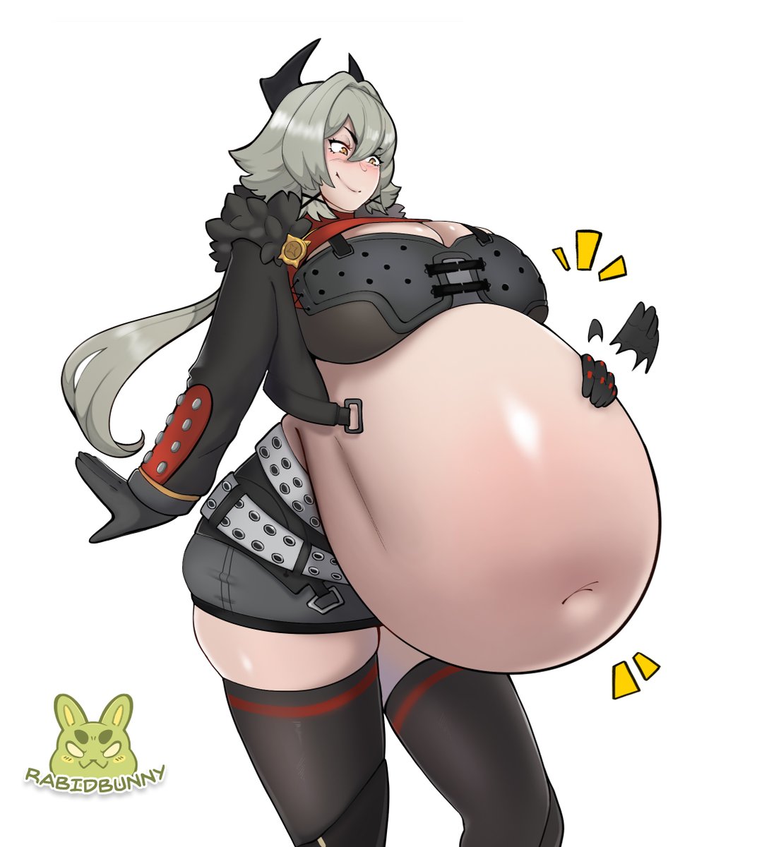 Caesar King from ZZZ
Just a stuffed tummy "version"
Thought she looked too cute