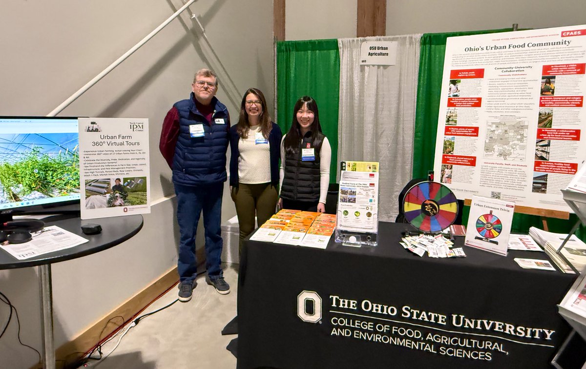 Great time at <a href="/OEFFA/">OEFFA</a> conference this week! Glad to share our urban ag team efforts with farmers, gardeners, and food supporters and connect at one of Ohio’s largest sustainable ag conference.

#UrbanAg #FoodSystems