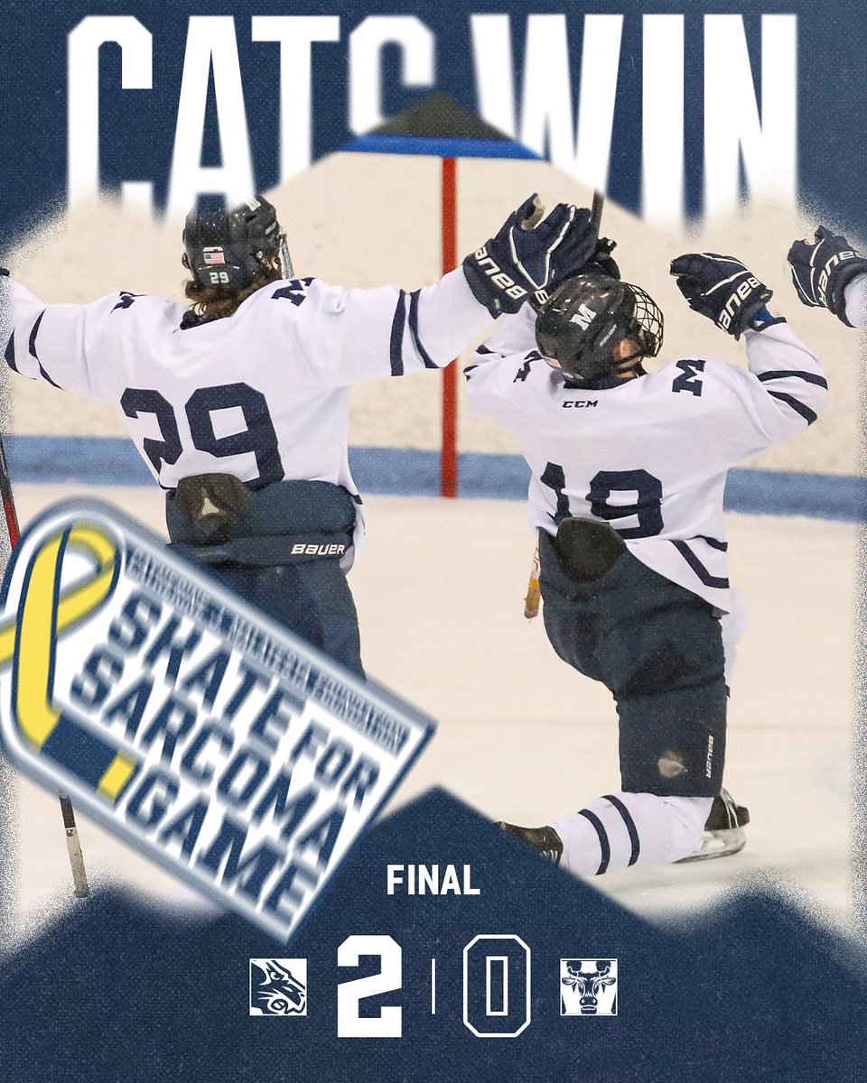THE SATURDAY PANTHERS DO IT AGAIN

The #SkateForSarcoma Game ends with a Cats victory 2-0 over Williams! Pastor and Brednich score for Midd and Andrew Heinze earns his SECOND STRAIGHT shutout making 45 saves.

Next up: Home vs Amherst