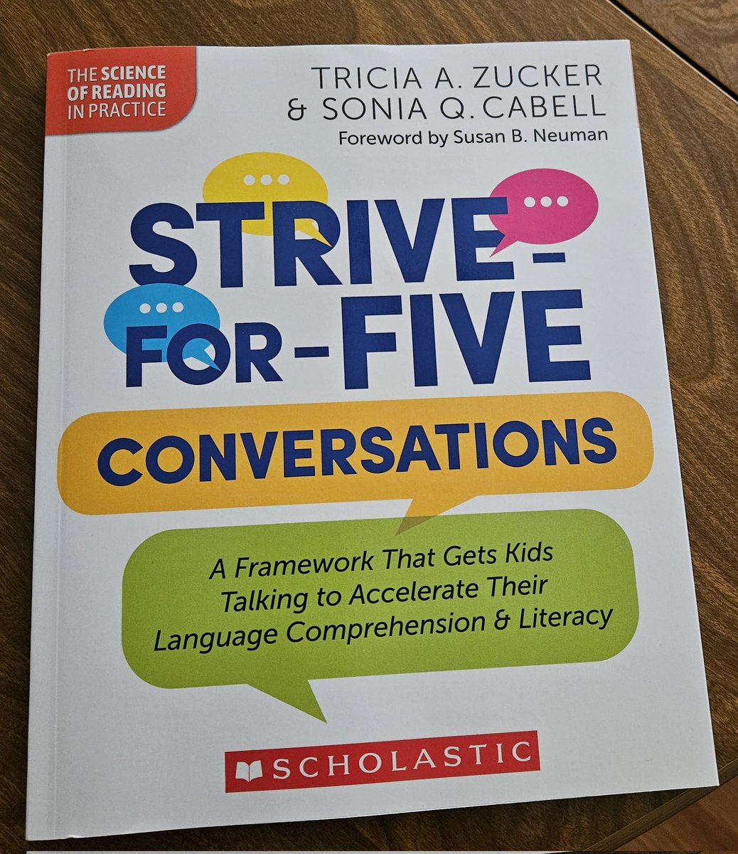 Highly recommend this book for PreK-1st grade teachers. Building a child's oral language is crucial for developing readers and writers. #PKVProud
