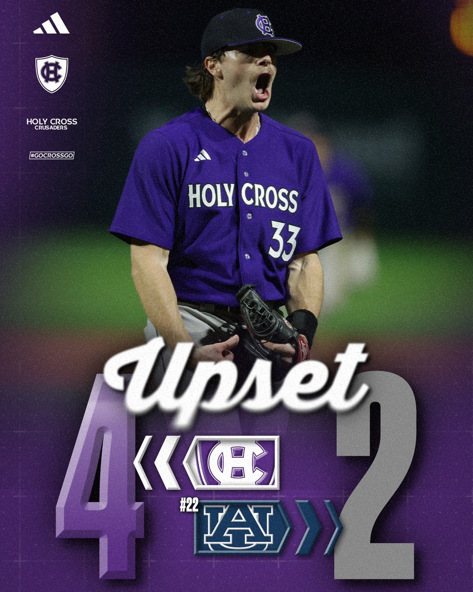 DOWN GOES NO. 22 AUBURN 😮‍💨

#GoCrossGo | <a href="/NCAABaseball/">NCAA Baseball</a>
