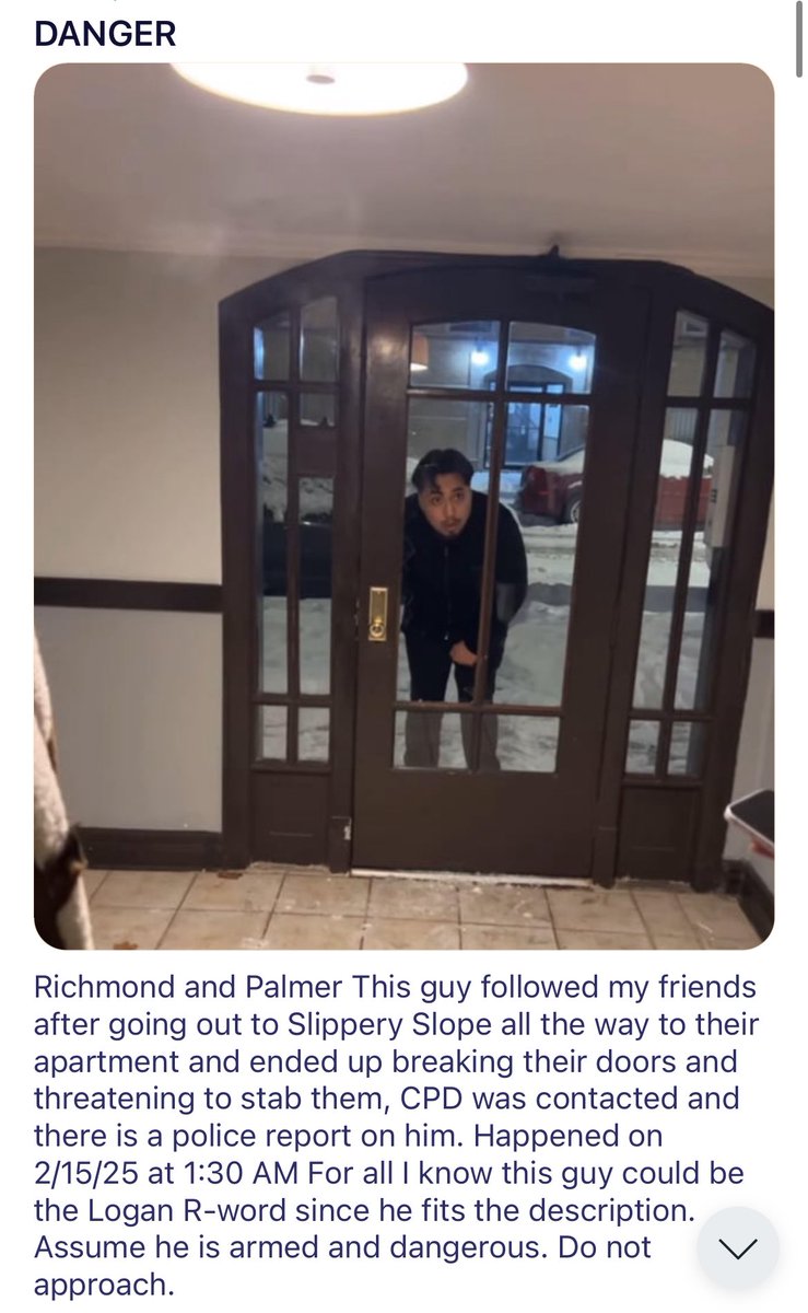 probablyalissa's tweet image. Logan Square‼️ keep an eye out for this man and stay safe!!!