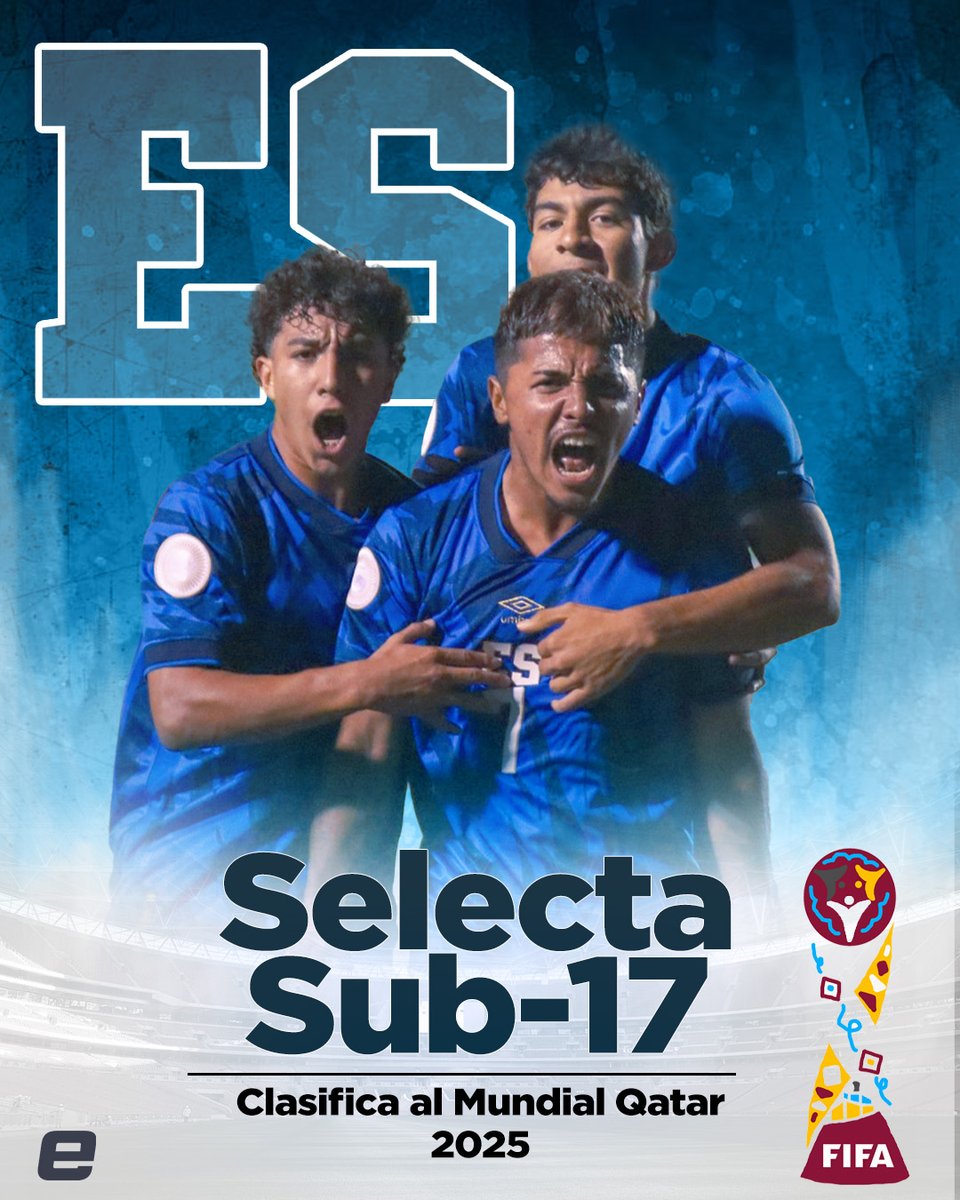 EDH_Deportes's tweet photo. #Fútbol #ElSalvador || ¡EL SALVADOR VUELVE A LA COPA DEL MUNDO! ¡SÍ SE PUDO!

#Jamaica 1-2 #ElSalvador (Raquan Campbell / Jefferson Peña, Brandon Ramírez)

¡El Salvador va por primera vez al Mundial Sub-17! https://t.co/Rs0VnaLQDp