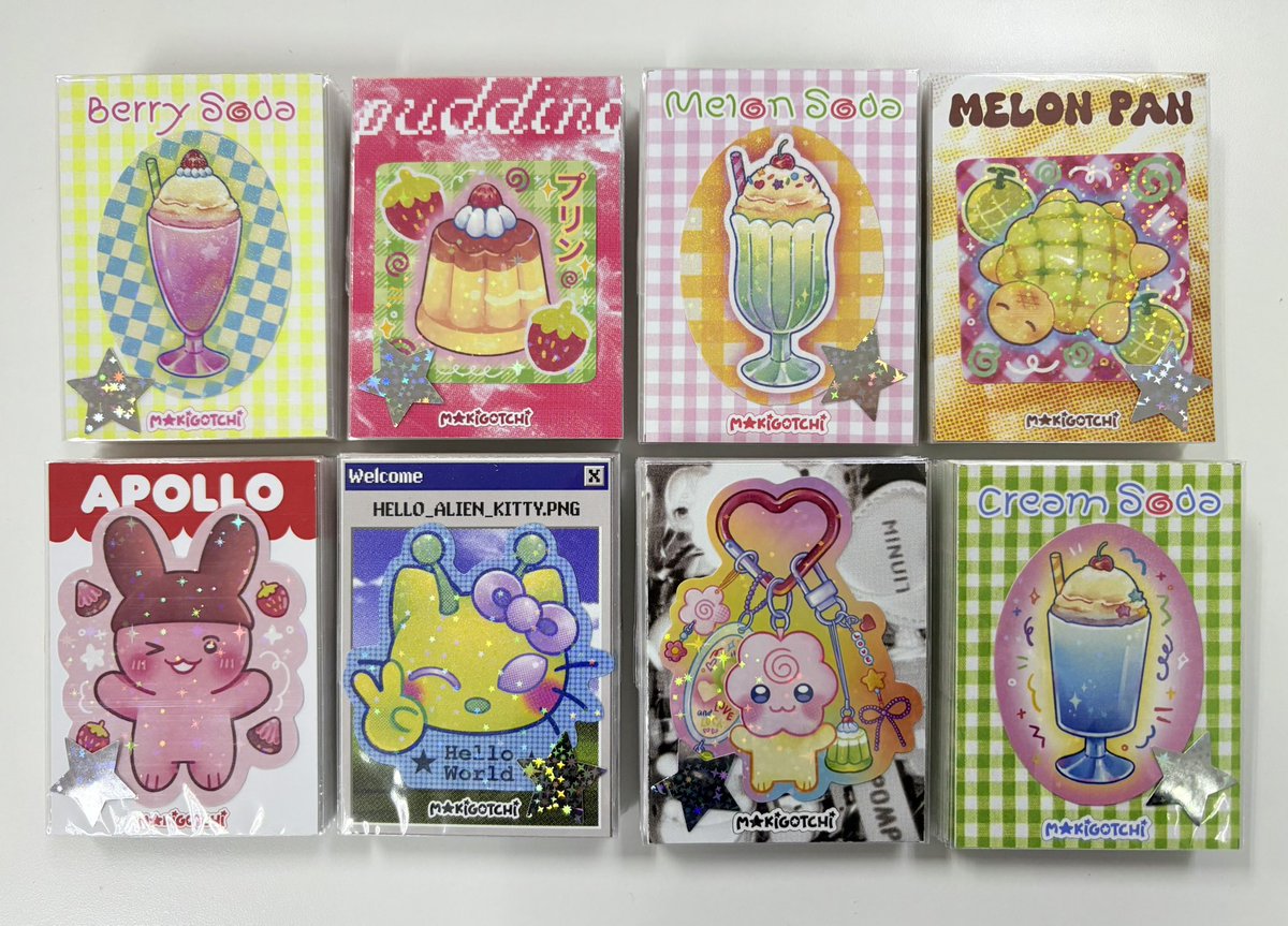 my stickers for MOODY CLUB! 🌐🧩🫶🏻