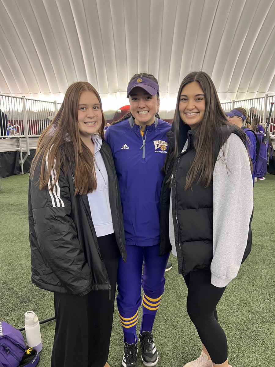 sophwools's tweet photo. Opening week of college softball! Chicago last weekend to Hawaii this weekend! Loved watching you kill it @lilliewools!!! #55 was 7-12 at the plate &amp; a stud in the circle🔥🙌🏼👏🏼 Go @WIUSoftball!!! 💜 https://t.co/7ip5IazwAP