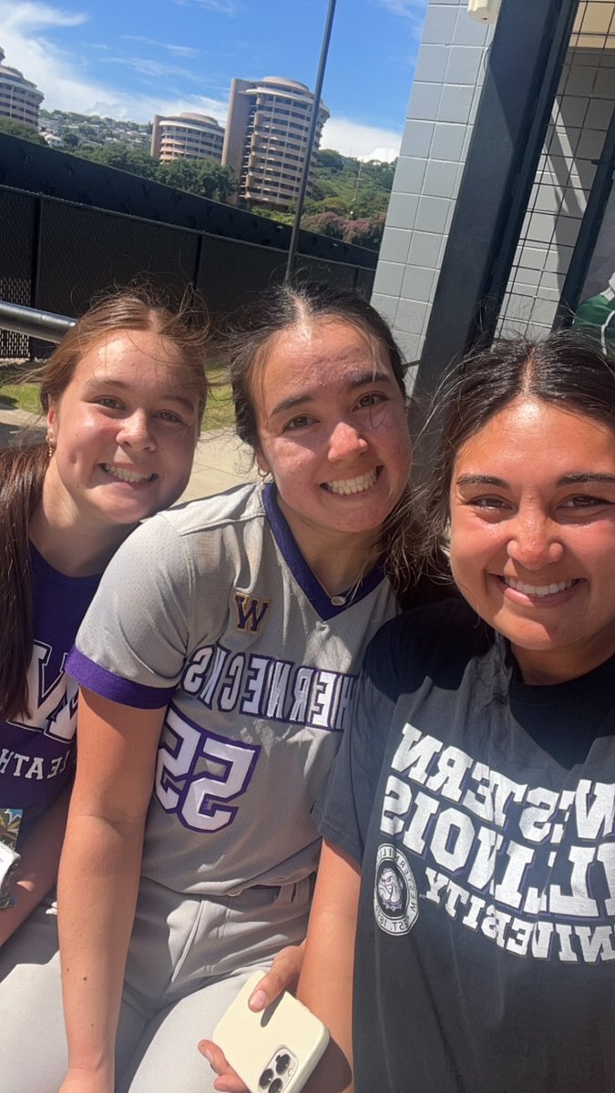 Opening week of college softball! Chicago last weekend to Hawaii this weekend! Loved watching you kill it <a href="/lilliewools/">Lillie Wools</a>!!! #55 was 7-12 at the plate &amp; a stud in the circle🔥🙌🏼👏🏼 Go <a href="/WIUSoftball/">Western Illinois Softball</a>!!! 💜