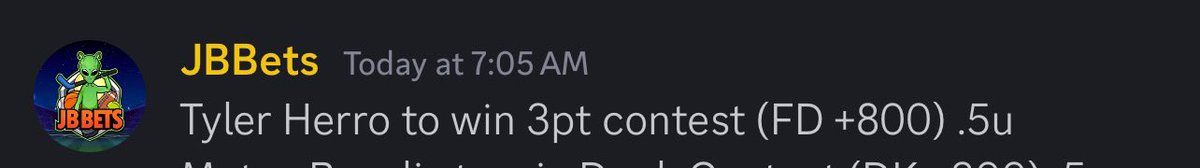 JBs_Plays's tweet photo. TYLER HERRO CASHES VIP OUT BIG TIME!

+800 on FanDuel this morning. This one play paid for a whole year of VIP and some🔥
#Starry3PT #NBAX #GamblingX https://t.co/qWdkzAcZYt
