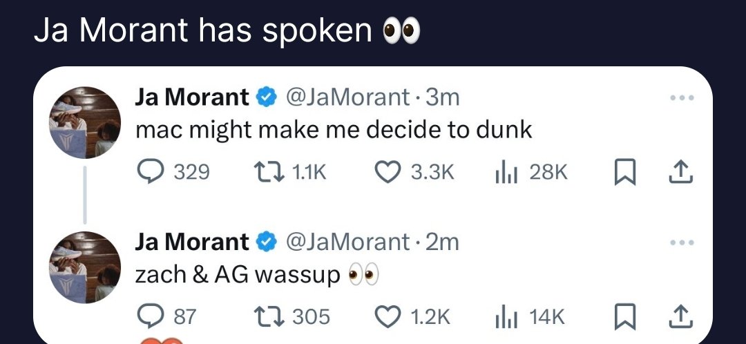 MexiEd9313's tweet image. Yes @JaMorant WE NEED THIS !!!
#NBA #DunkContest