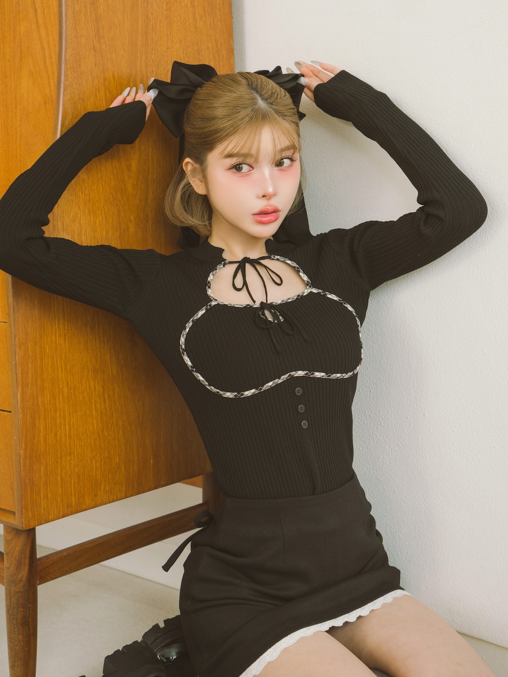 Darich フロントオープンリブニットトップス Darich（ダーリッチ） on X: 