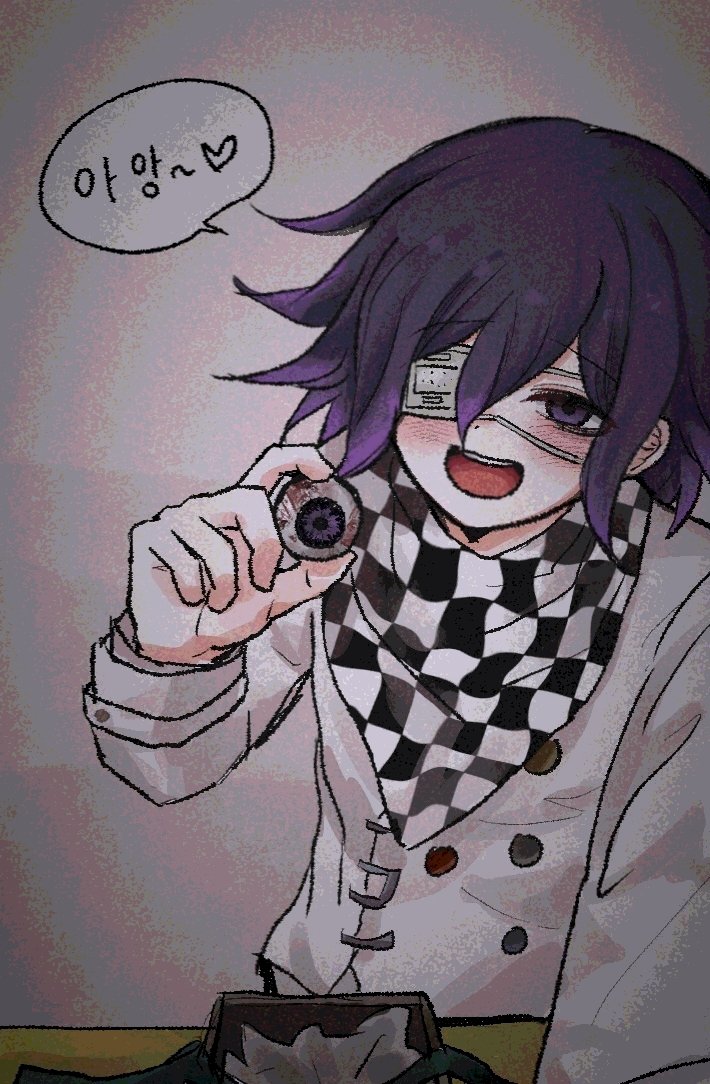 #ダンガンロンパ 
#danganronpa

눈알사탕주는 오마