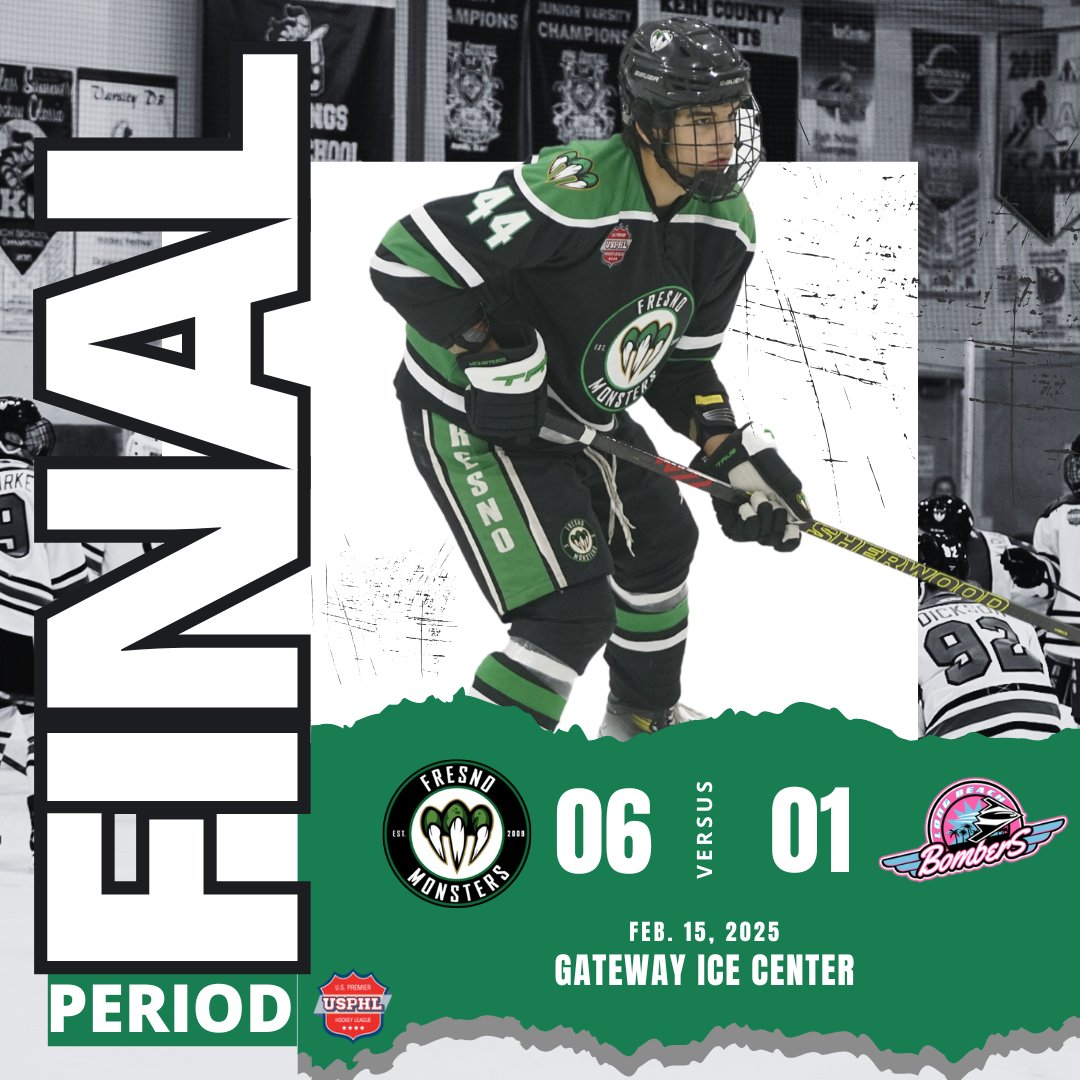 Ice cold moves, red hot victory! 🔥 The Monsters get their second W of the weekend.

#Freshow #BleedGreen #USPHL