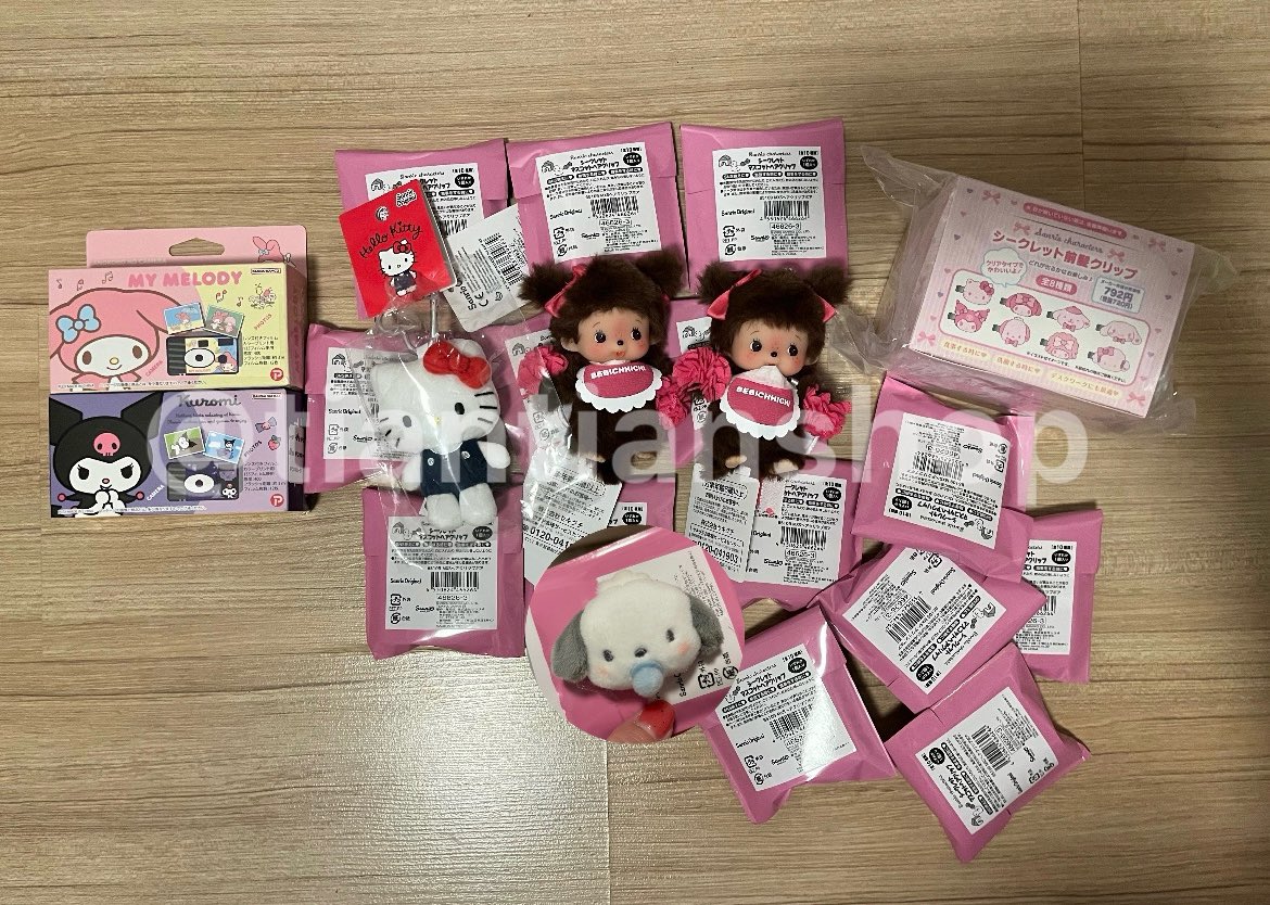 พร้อมส่ง!🎀

- กล้องฟิล์มใช้แล้วทิ้ง 1,290
- พวงกุญแจคิตตี้ อะไหล่หัวใจ 390
- พวงกุญแจม่อนชิชิ เบบี้ 690
- ซองสุ่มกิ้บ แบบนุ่มๆ 250
- ซุ่มกิ้บ สีชมพูยก box 2,050

ทุกรายการ ส่งฟรี! ลทบ🚚 (ยกเว้นซองสุ่มกิ้บแบบนุ่ม)

#ตลาดนัดซาริโอ้ #ตลาดนัดม่อนชิชิ #ตลาดนัดmonchhichi #พรีญี่ปุ่น