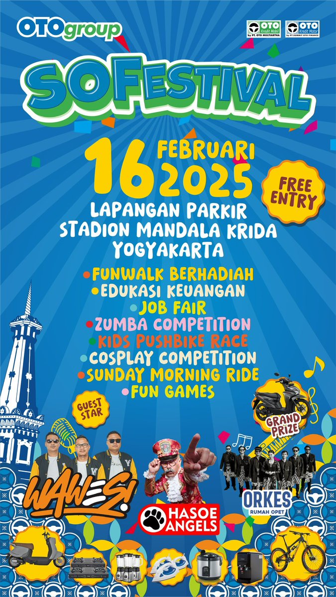 Mengko bengi ketemu neng Mandala Krida ya.
Jam 19.00
Gratis !
