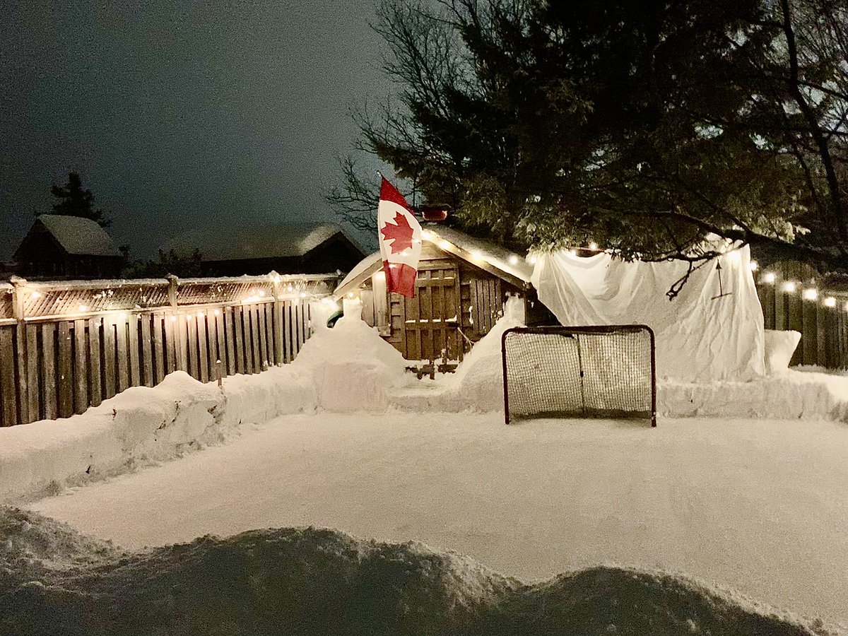 Now back to the third period. That was a lot of snow.