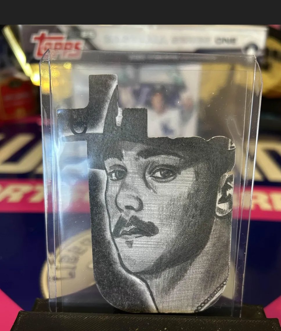 edmovieman's tweet photo. @Topps Fell asleep during a break and didn't find out until the next day that I hit this awesome Paul Skenes die cut  sketch card! https://t.co/M4mBtb2OZf