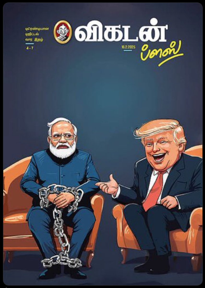 Anusha Ravi Sood (@anusharavi10) on Twitter photo One of the most popular Tamil media house - Vikatan's - website has been blocked after it ran this cartoon.
The website is inaccessible following a complaint by BJP leaders in Tamil Nadu. <a href="/vikatan/">ро╡ро┐роХроЯройрпН</a> claims it has received no communication from Union govt yet but it's blocked One of the most popular Tamil media house - Vikatan's - website has been blocked after it ran this cartoon.
The website is inaccessible following a complaint by BJP leaders in Tamil Nadu. <a href="/vikatan/">ро╡ро┐роХроЯройрпН</a> claims it has received no communication from Union govt yet but it's blocked