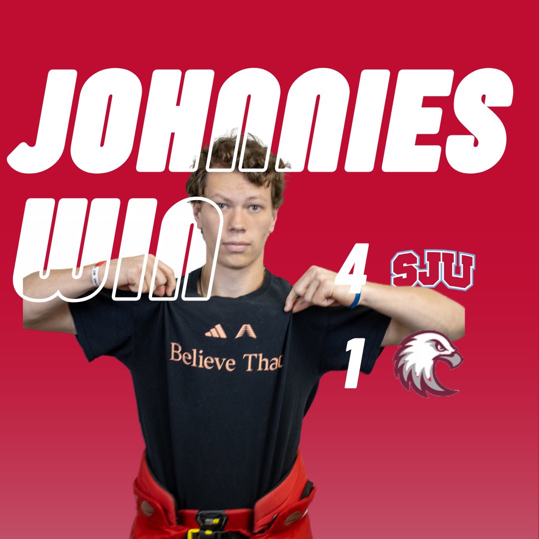 IT’S A SWEEP. JOHNNIES WIN. Johnnies beat Augsburg 4-1 with goals coming from Jacob McPartland, Parker Gnos, Spencer Rudrud and Sam Berry!!