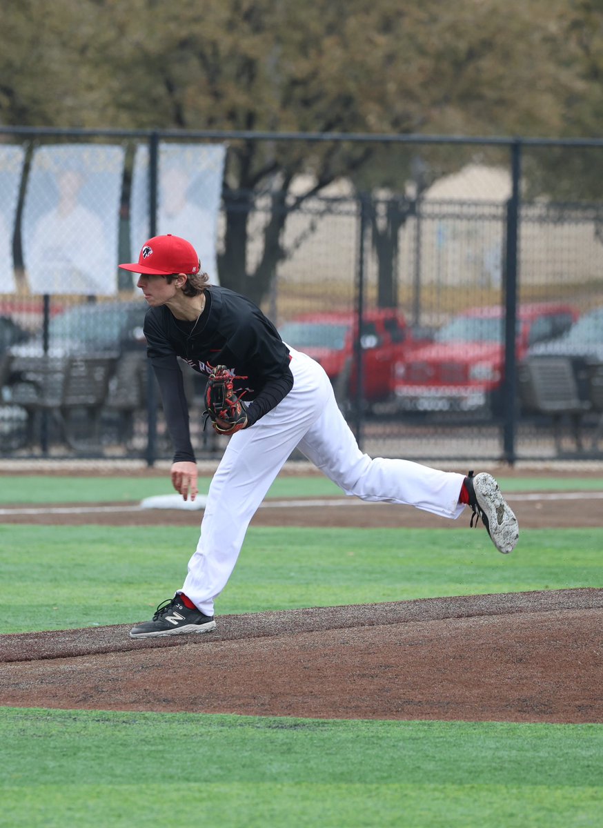 Tis’ the season! ⚾️ JD Richards pitched 3 innings with 8 strikeouts &amp; Billy Huntoon pitched 5 innings with 6 strikeouts in Dallas this weekend