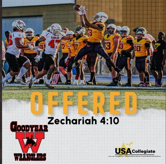 Tre’Veon "Trey" Galloway (@igobytre) on Twitter photo After a great conversation with <a href="/CoachFunch/">Paul Funches</a> I have been offered by the Goodyear Wranglers <a href="/CoachApande/">CoachApande</a> @CoachMac_NAU After a great conversation with <a href="/CoachFunch/">Paul Funches</a> I have been offered by the Goodyear Wranglers <a href="/CoachApande/">CoachApande</a> @CoachMac_NAU