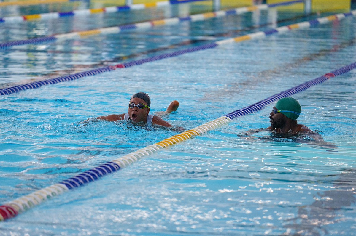 InvictusGames25's tweet photo. Throwback to an Unforgettable Moment 💛🏊‍♂️

Team Nigeria may have finished last, but they won the crowd’s heart with their unwavering #unconqured human spirit. The loudest cheers of the night proved that the Invictus spirit isn’t about rankings—it’s about perseverance, pride, and pushing forward.

Drop a 💛 in the comments if this moment moved you!

#SharedJourney