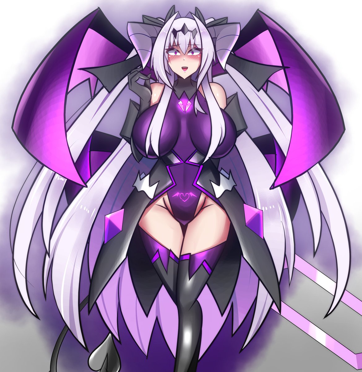 レヴィーア第二形態という悪堕ちしたうちの子ましろが進化した姿です。 