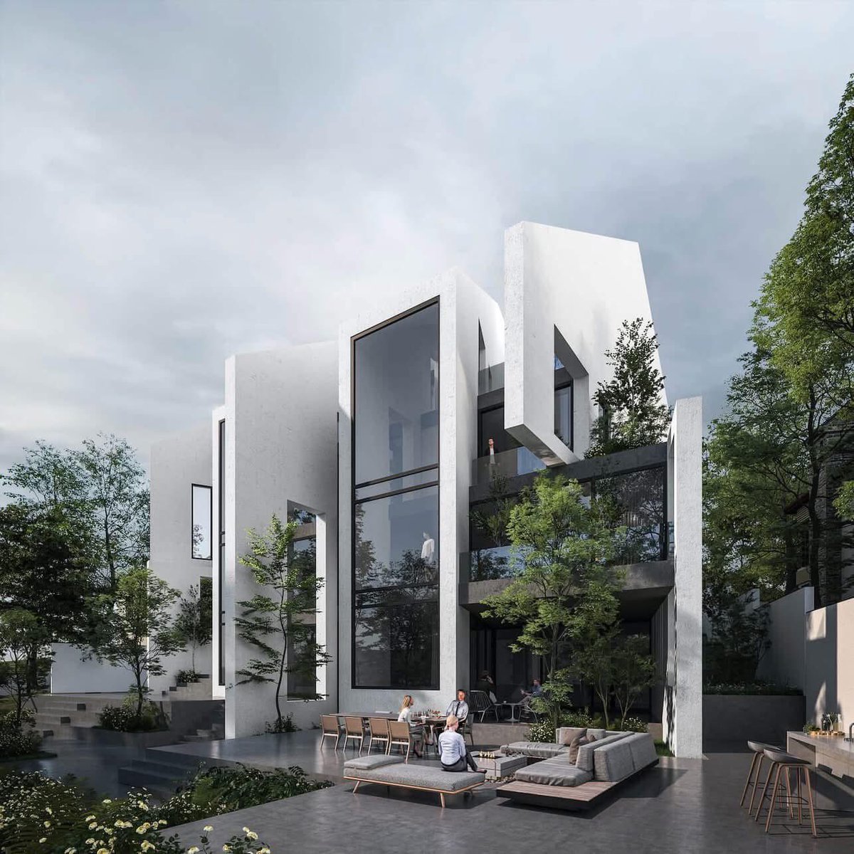 #ثريد 

#تصميم #لفيلا في #ايران
من #تصميم: OJAN Design Studio