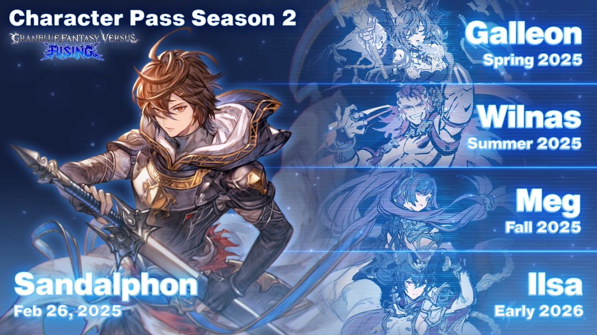 Wario64's tweet photo. Granblue Fantasy Versus: Rising Character Pass Season 2 reveal https://t.co/By2cqQnkG1