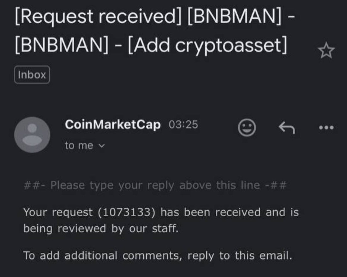 CMC request ✅