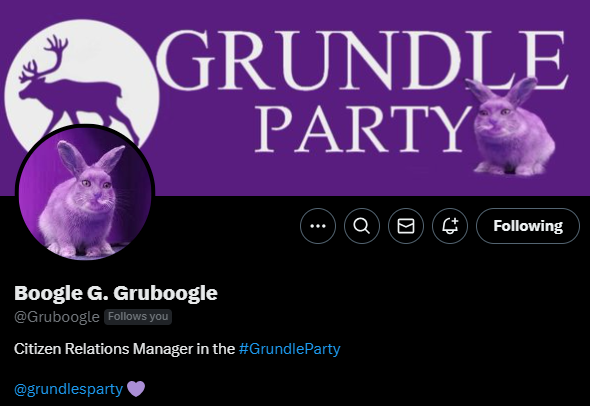GrundlesParty's tweet photo. Welcoming our NEW Citizen Relations Manager @Gruboogle! We're so excited to have him on our team and hope that we'll now be able to serve our nation and it's communities better than before!

Please give him a warm welcome! https://t.co/LpX8RXZBXj