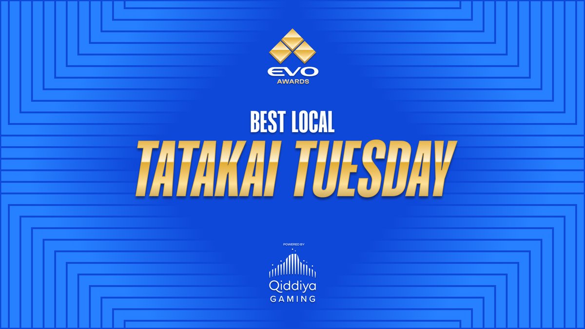 Evo's tweet photo. Support your locals.

The winner of Best Local at the inaugural #EvoAwards is: Tatakai Tuesday! https://t.co/tRtzur9MWw