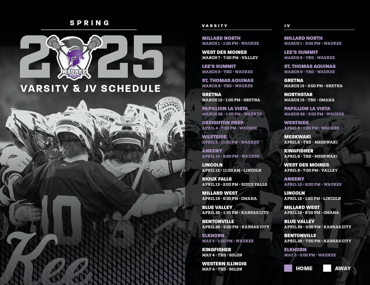 The 2025 season schedules are here!

#ItsStillPersonal
