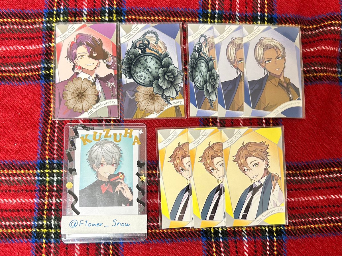 《交換》 
にじさんじ 7周年 7th Anniversary チェキ風カード

求 ⇒ 🎲
譲 ⇒ R： ♦☕️
         N：✌️🦊(3)、💧(2)

𑁍基本N⇄N、R⇄R優先（N複数⇄R1点も可）
𑁍都内手渡し 又は 郵送
𑁍検索からお気軽にお声掛けください